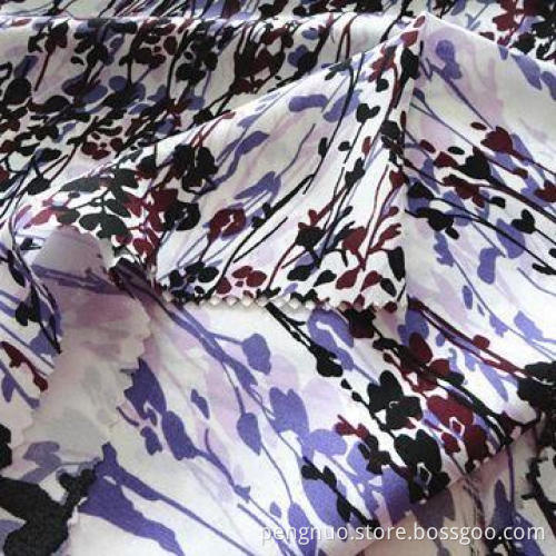 Printed Cotton Chiffon Fabric